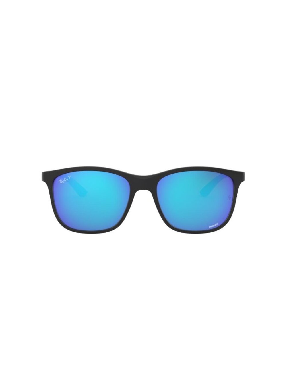 New Ray-Ban Unisex Sunglasses Black Square Green Lens Injected Frame Ray Ban 56